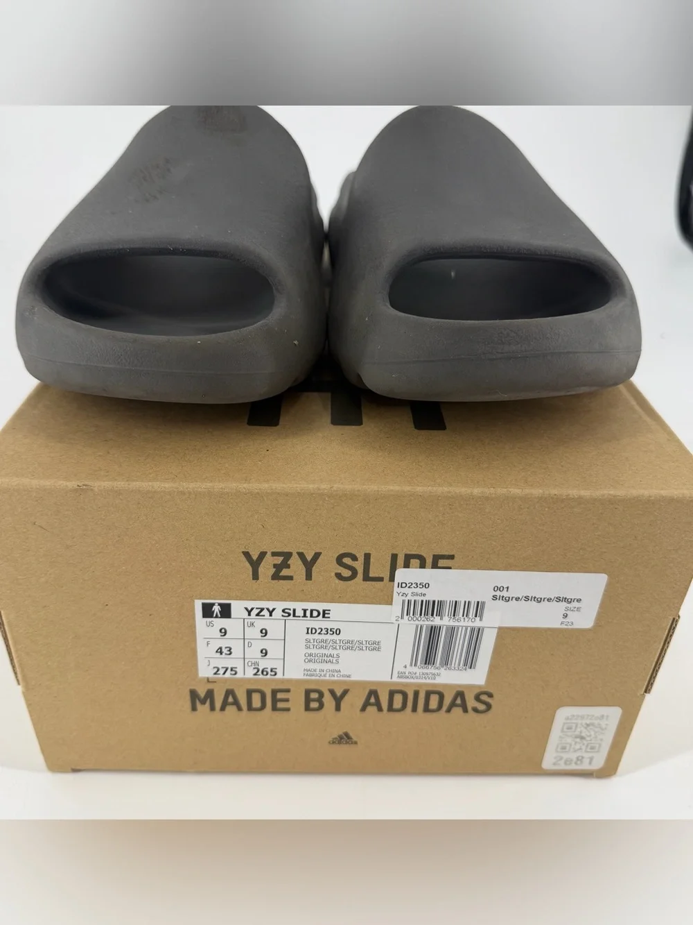 Adidas Yeezy Slide Slate Gray Men's 9